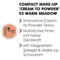 02 Warm Meadow - Fond De Teint Poudre... 8 02 Warm Meadow - Fond De Teint Poudre... -Chic Beauté Soldes 02 warm meadow fond de teint poudre compacte bio et vegan de sante naturkosmetik 2