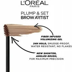 L'Oreal 101 Blonde - Mascara Sourcils Brow Artist... -Chic Beauté Soldes 101 blonde mascara sourcils brow artist plump set de loreal paris 1