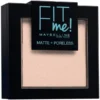 Maybelline 102 Ivoire Clair - Poudre Ton Sur Ton FIT... -Chic Beauté Soldes 102 ivoire clair poudre ton sur ton fit me matte poreless de maybelline new york