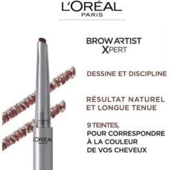L'Oreal 105 Brunette - Crayon Sourcils Brow Artist... 10 L'Oreal 105 Brunette - Crayon Sourcils Brow Artist... -Chic Beauté Soldes 105 brunette crayon sourcils brow artist xpert de loreal paris 3