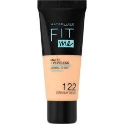 Maybelline 122 Beige - Fond De Teint FIT ME MATTE &...