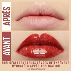 Maybelline 16 RUST - Gloss à Lèvres Lifter Gloss... -Chic Beauté Soldes 16 rust gloss a levres lifter gloss enrichi en acide hyaluronique de gemey maybelline 2