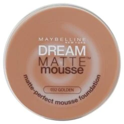 Maybelline 32 Golden - Fond De Teint Dream Matte... -Chic Beauté Soldes 32 golden fond de teint dream matte mousse fps18 de gemey maybelline 1