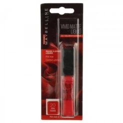 Maybelline 35 Rebel Red - Rouge à Lèvre Vivid Matte... 7 Maybelline 35 Rebel Red - Rouge à Lèvre Vivid Matte... -Chic Beauté Soldes 35 rebel red rouge a levre vivid matte liquid gemey maybelline 2