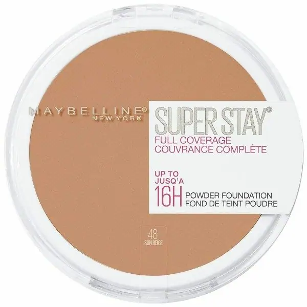 Maybelline 48 Sun Beige - Poudre Compacte Waterproof... 3 Maybelline 48 Sun Beige - Poudre Compacte Waterproof...