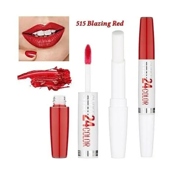 Maybelline 515 Blazzing Red - Rouge à Lèvres... 4 Maybelline 515 Blazzing Red - Rouge à Lèvres... – Image 2