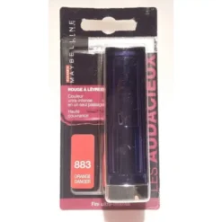 Maybelline 883 Orange Danger - Rouge à Lèvre Color... -Chic Beauté Soldes 883 orange danger rouge a levre color sensational mat gemey maybelline 1