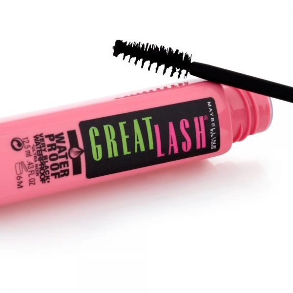 Maybelline Mascara Great Lash Very Black Waterproof... 4 Maybelline Mascara Great Lash Very Black Waterproof... – Image 2